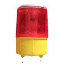 Luz de advertencia de tráfico con energía solar Señal de seguridad Cono Faro Alarma Torre de la lámpara Luz colgante Constr