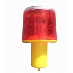 Luz de advertencia de tráfico con energía solar Señal de seguridad Cono Faro Alarma Torre de la lámpara Luz colgante Construcció