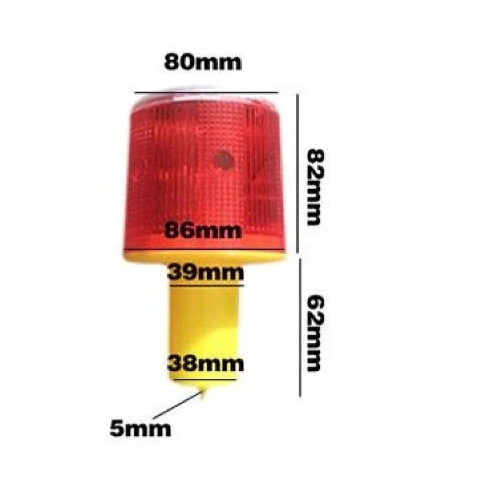 Lampe de chantier lanterne solaire batterie 1.2v 400mAH eclairage secour 500 1000m 50/minutes JS-01
