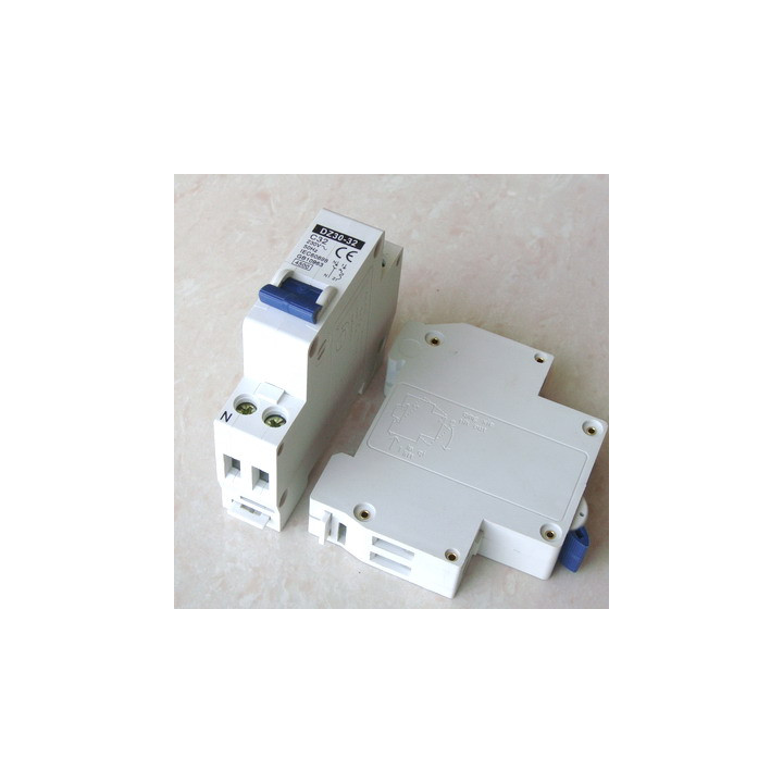 Disyuntor 2p 32a 230v electronico montaje en riel modular. jr international - 1
