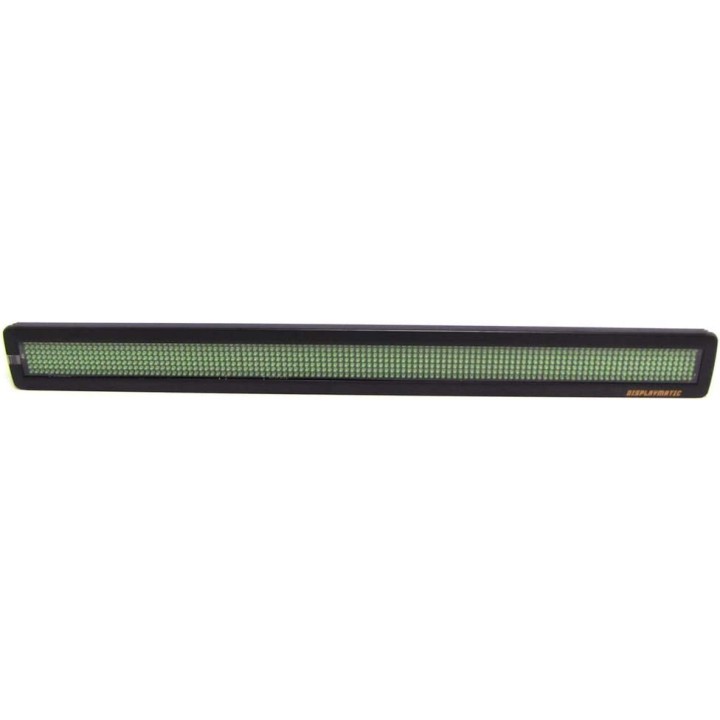 Log luminoso 120cm x 7cm led verde programmabile display elettronico registra messaggi di allarme