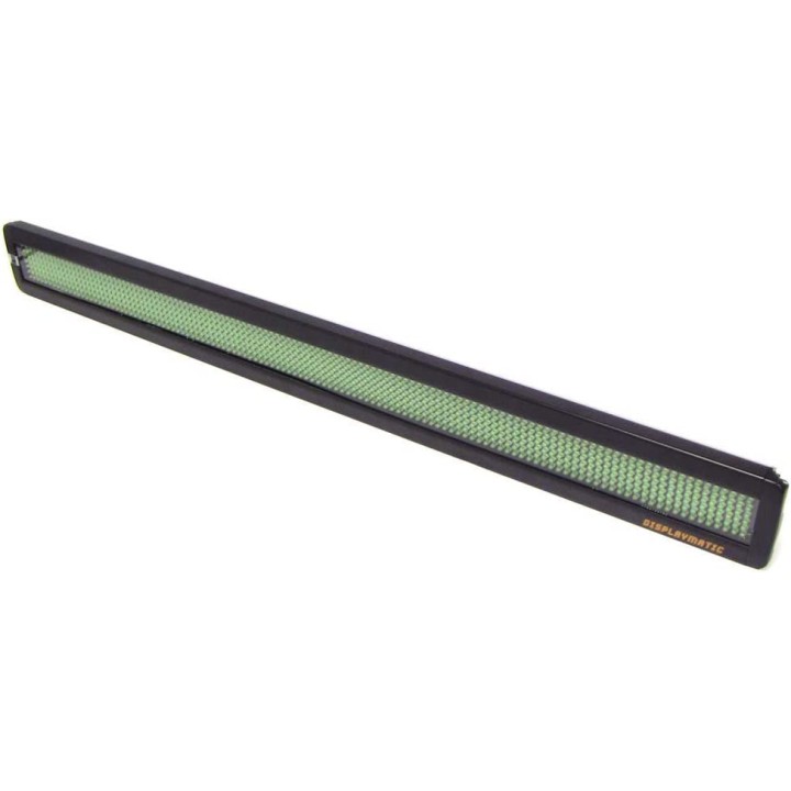 Registro luminoso 120cm x 7cm pantalla electrónica led programable verde registra mensaje alarma