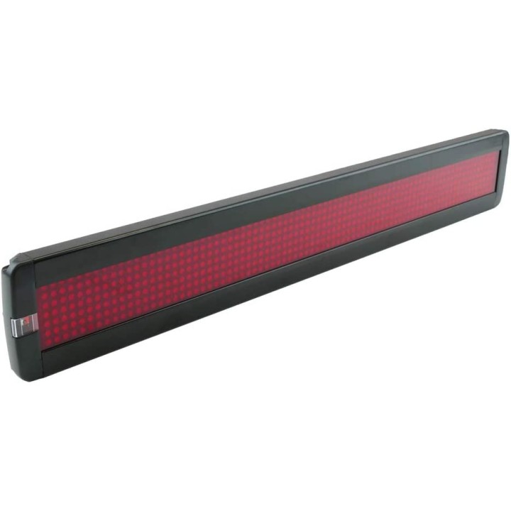 Journal lumineux 80cm x 7cm rouge programmable afficheur électronique led journaux message alarme