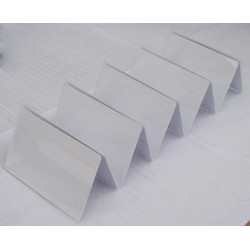 10 x Scheda RFID 13.56Mhz ISO14443A MF S50 Scheda Smart di prossimità di nuova scrittura Scheda NFC 0,8 mm sottile per il sist