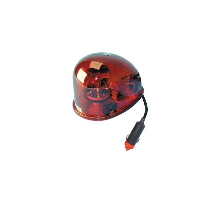 Girofaro magnetico 12vcc 10w rosso forma di goccia dl185 girofari elettrici magnetici colore rosso jr international - 1