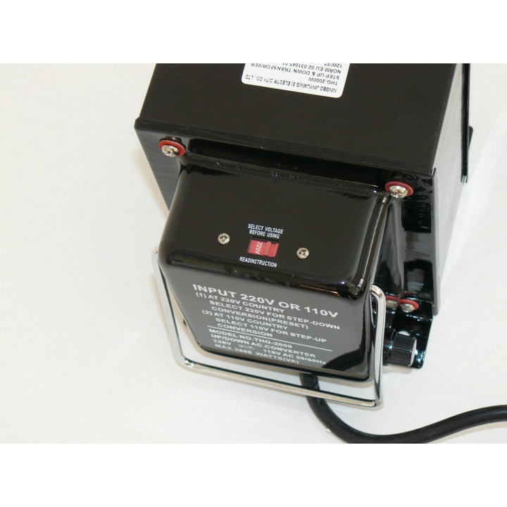 Convertitore elettrico cambia tensione 220 verso 110vca trasformatore 220v 110v 2000w corrente adattatore converter jr internati