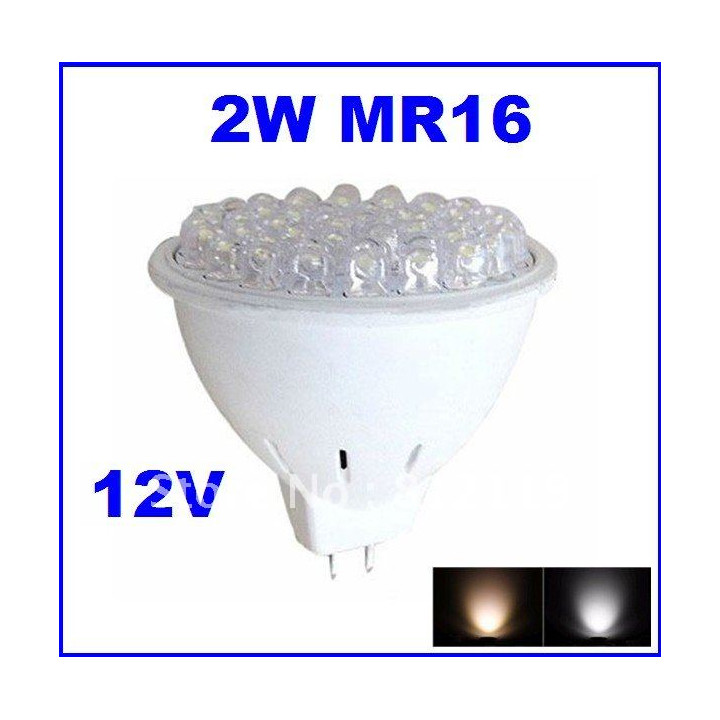 36leds 2w mr16 led light bulb 12v cool white