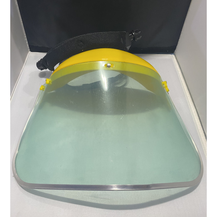 Virus anti-saliva Máscara a prueba de polvo PVC transparente Caras de seguridad Escudos Pantalla Repuestos Visores Cabeza
