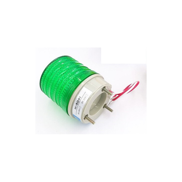 Luz estroboscópica verde LED 12/24/N-5041 V 220 advertencia pequeña alarma de seguridad intermitente