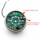 Red strobe light 12/24/N-5041 V 220 LED warning small flashing security alarm