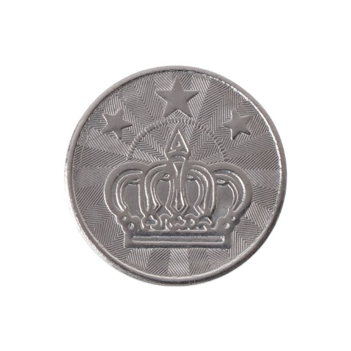 Ficha de juego de acero inoxidable 25x2mm pieza de juego de arcade