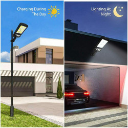 Solar wall lamp 5.5v 2.5w IP65 72 leds waterproof with motion sensor 3 modes