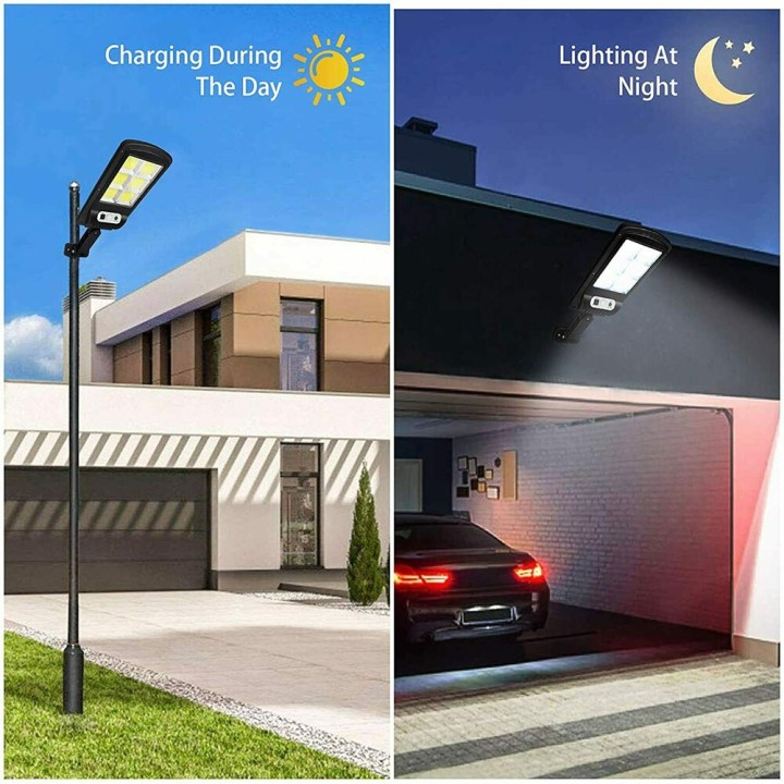 Solar wall lamp 5.5v 2.5w IP65 72 leds waterproof with motion sensor 3 modes