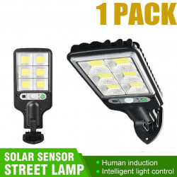Solar wall lamp 5.5v 2.5w IP65 72 leds waterproof with motion sensor 3 modes