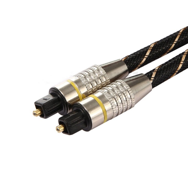 Cable fibre optique audio od6 cordon numerique toslink 1M pour barre son tv cd dvd