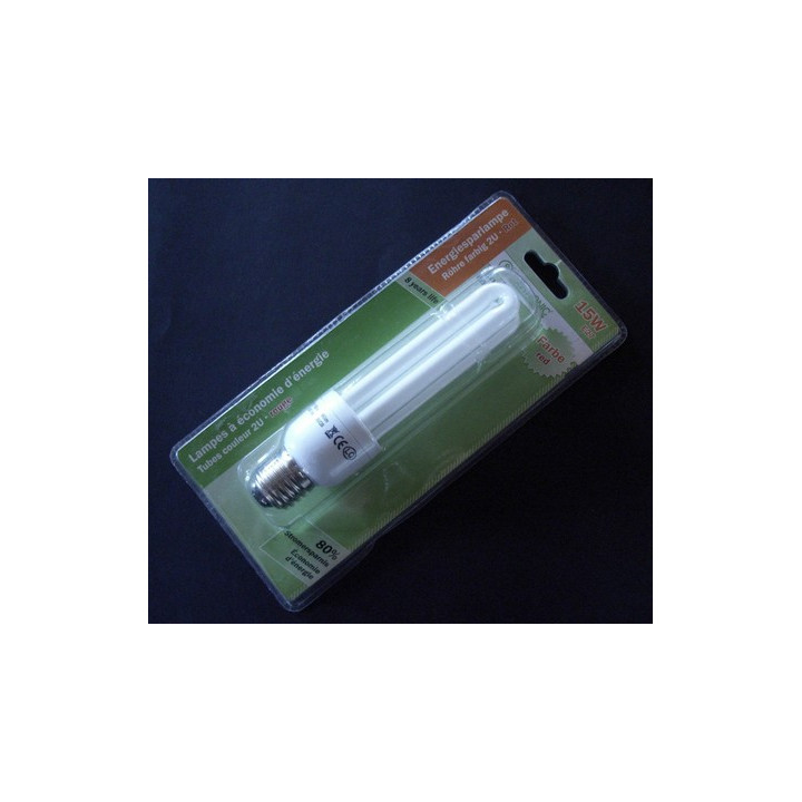 Bombilla fluorescente compacta rojo consumo 15 w (75 w equivalencia) isotronic - 3