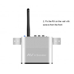 Audio Video Wireless 5,8 GHz Empfänger und Sender 8 Kanäle 400 m/1330 FT 1 TX bis 2 RX