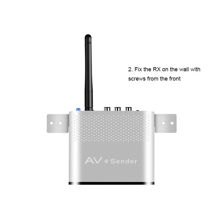 Audio Video Ricevitore e trasmettitore Wireless 5.8Ghz 8 Canali 400m/1330FT da 1tx a 2rx
