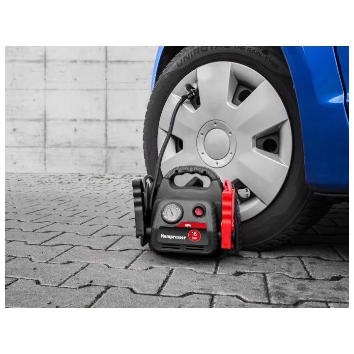 Estación de arranque + compresor de aire 12V Capacidad: 10Ah - Ayuda de arranque: 400 Amp
