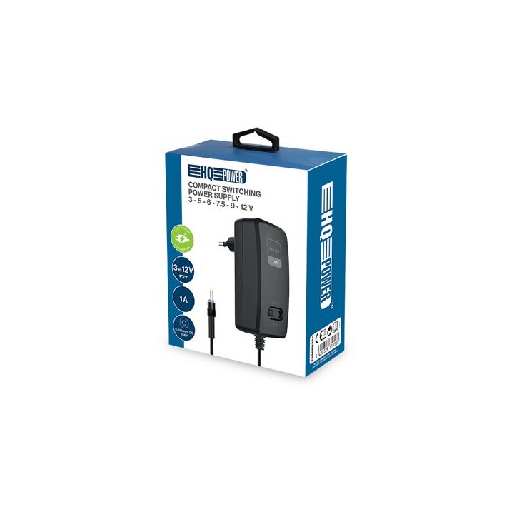 Stromversorgung 110 V 220 V 240 V einstellbarer Ausgang von 3 bis 12 V 1a 6 Stecker
