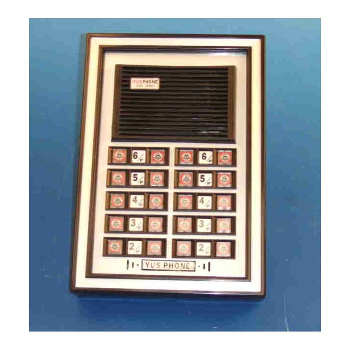 Platino de calle alu 20bp aluminio portero calle seguridad jr international - 1