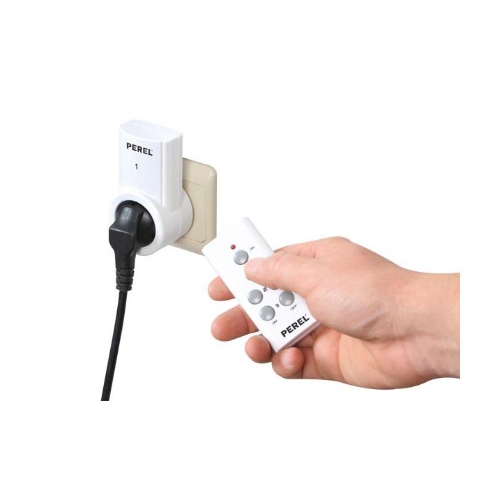 Commande a distance sans fil 7500-3N2 3 prises recepteurs 1 telecommande radio domotique