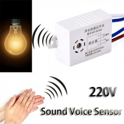 Detector de ruido de sonido para encendido de luz de 220v MR-SK50A Interruptor de encendido y apagado automático