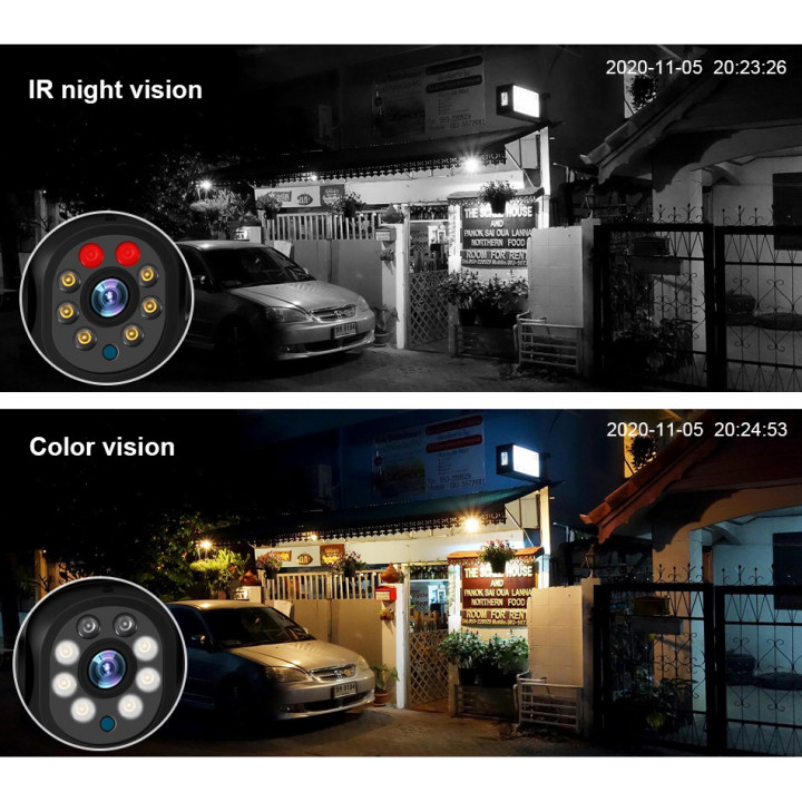 Cámara de vigilancia exterior PTZ IP WIFI hd 2MP/1080P inalámbrica 4x zoom visión nocturna ia Audio