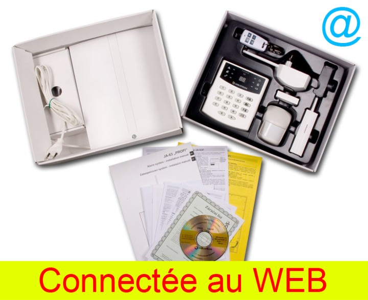 Allarme senza fili kit jablotron jk-16 web con modulo web lan jr  international - 1