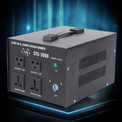 Convertitore elettrico cambia tensione 220 verso 110vca trasformatore 220v 110v 3000w corrente adattatore converter