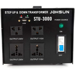 Convertitore elettrico cambia tensione 220 verso 110vca trasformatore 220v 110v 3000w corrente adattatore converter
