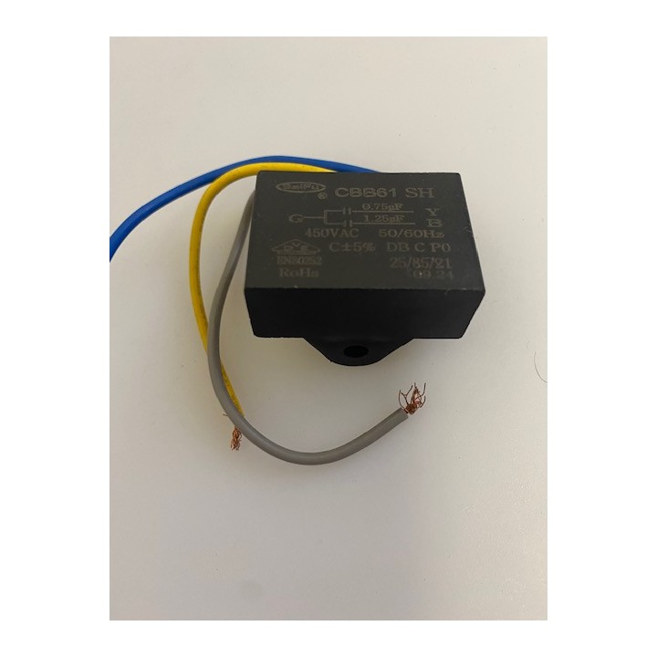 Condensatore CBB61 0.75UF + 1.25UF Motore Ventilatore da soffitto 0.75MF + 1.25mf
