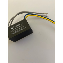 Condensador 4 hilos 2UF+1UF CBB61 450 Vac 50/60HZ Motor ventilador techo 2mF+1mF
