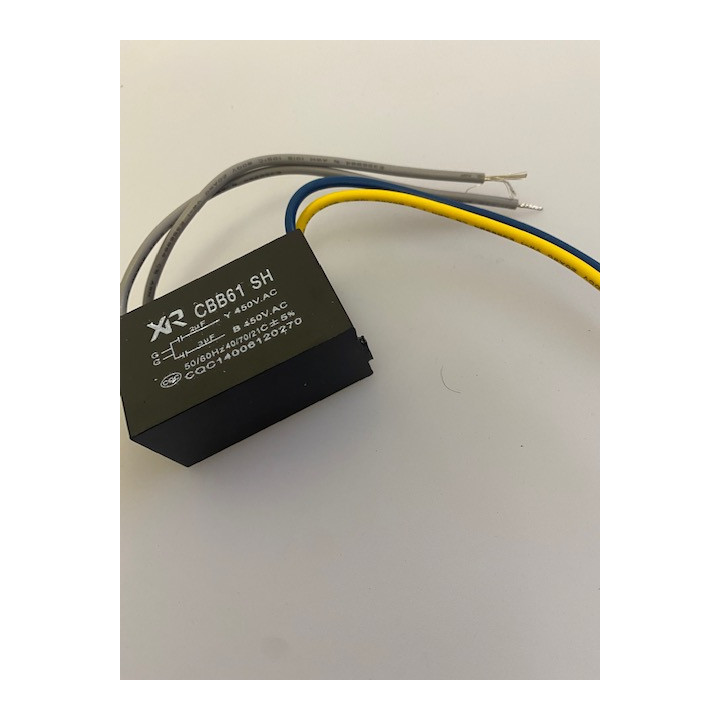 4 wire capacitor 2UF+1UF CBB61 450 Vac 50/60HZ Ceiling fan motor 2mF+1mF