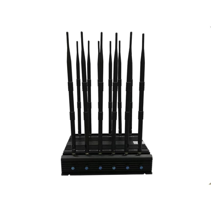220V blocco segnale jammer 8 antenne GSM 2G 3G 4G Wifi 2.4GHz GPS DCS CDMA