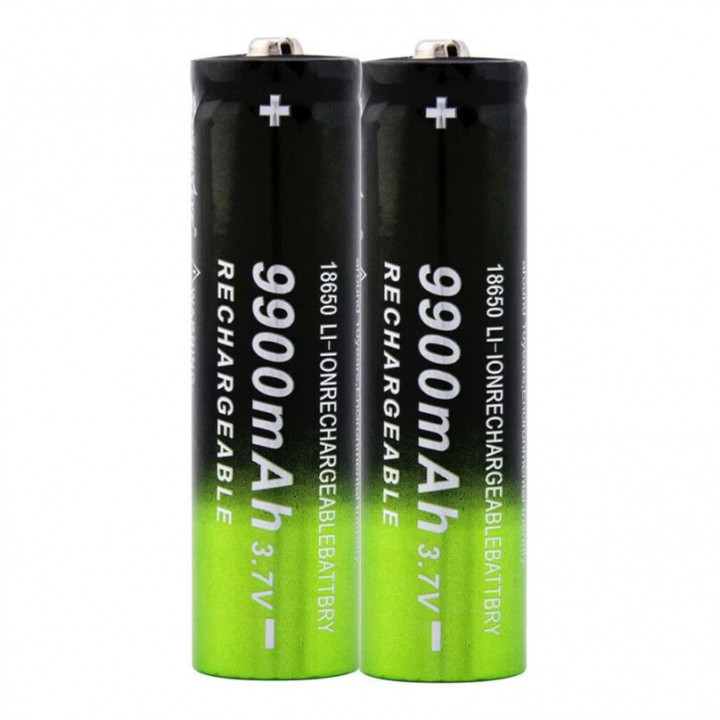 2 batteries ultrafire rechargeable 18650 3.7v 3000mah 3a li-ion pour lampe  torche tled3wz