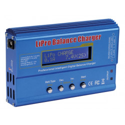 caricabatteria intelligente per ricarica bilanciare scarica batterie Li-ion LiPo LiFe NiCd NiMh Pb