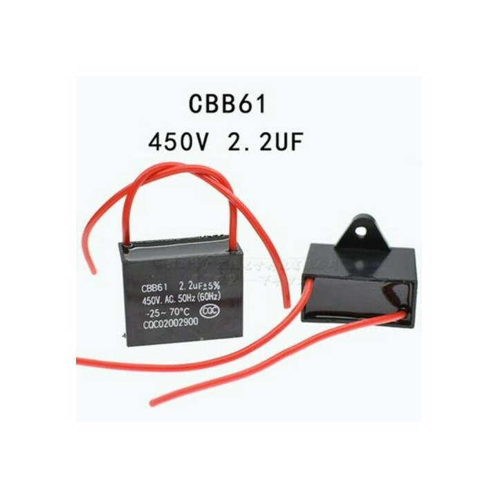 Kondensator cbb61 2,2 uf 450 V 2,2 mf 2,2 mf uf Mikrofarad 50/60 Hz Eigentumswohnung Motorstart