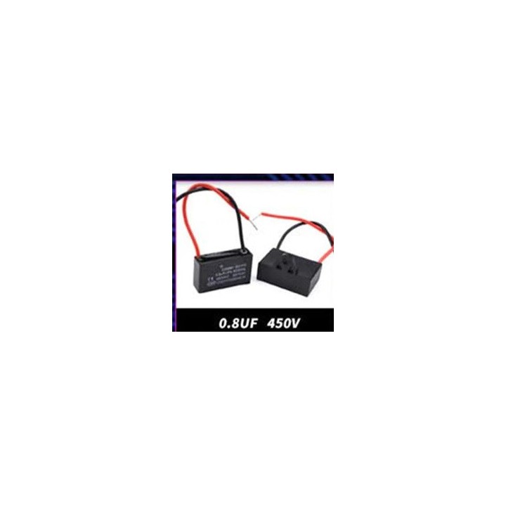 Capacitor cbb61 0.8uf 450v 0.8mf 0.8 mf uf micro farad 50/60hz condo fan motor start