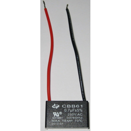 Kondensator cbb61 0,7 uf 450 V 0,7 mf 0,7 mf uf Mikrofarad 50/60 Hz Motorstart des Wohnungslüfters