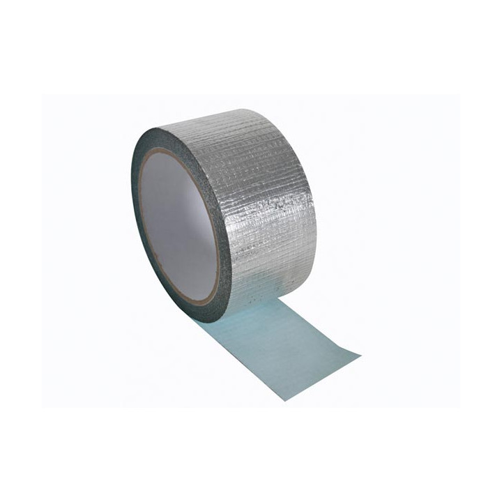 Reinforced aluminium tape 50mm x 10m permanent sealing splicing and masking applications jr  international - 2