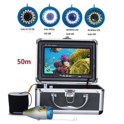 Caméra 50m pêche sous-marine Fish Finder 7 P 15LED blanche+15 infrarouge pêche mer hiver