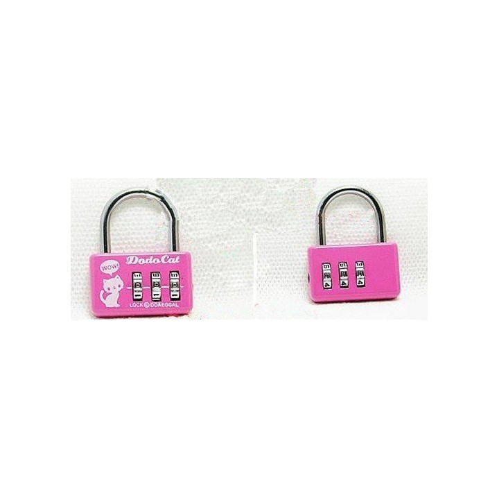 3 digits password resetting combination lock padlock r jr international - 2
