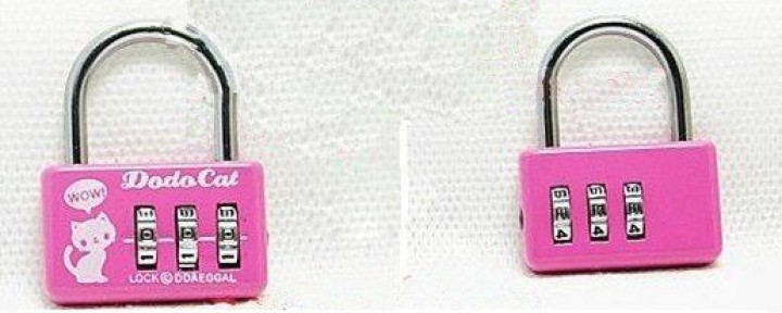 Candado combinación 25mm bloquea 3 dígitos código de cierre de abrir un seguro aihua dodocat jr international - 2