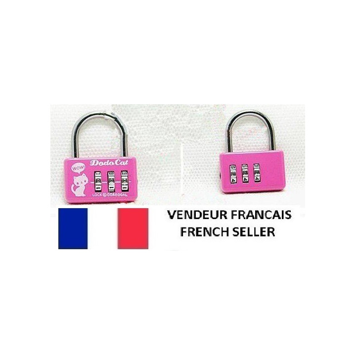 3 digits password resetting combination lock padlock r jr international - 1