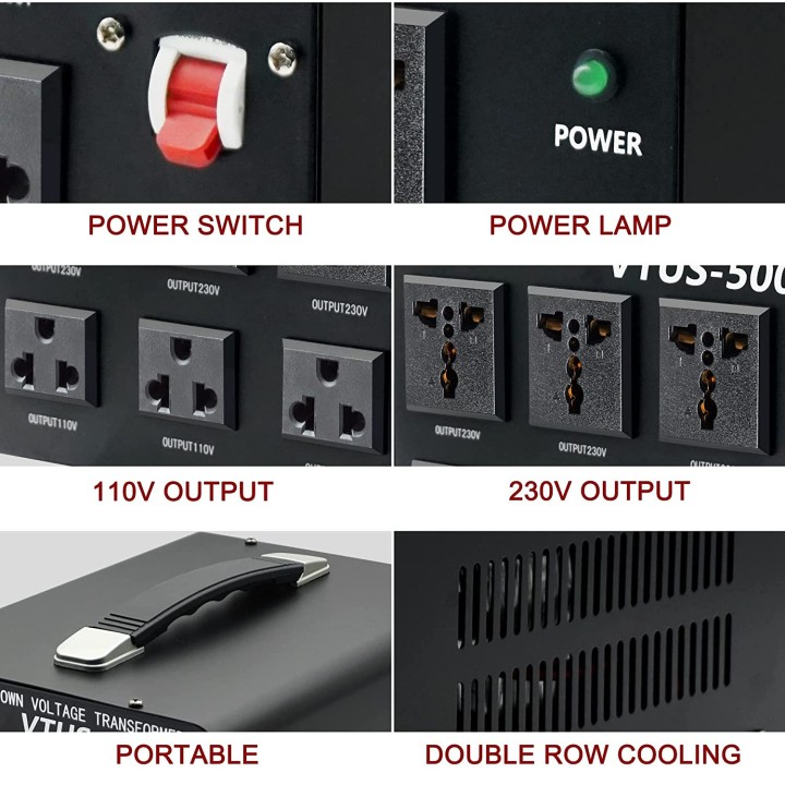 Converter electric converter 220 110vac 5000w 220 110 220v 110v 5000w voltage transformers converter electric converter tension