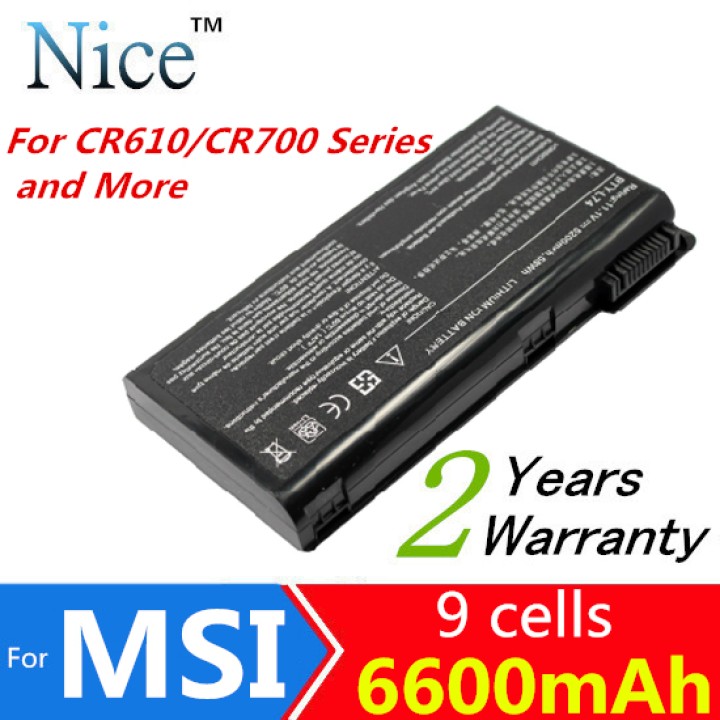 Batteria 11.1v 6600mah msi a5000 a6000 a6200 a6203 a6205 a7200 ms-1683 ms-1684 a6000 jr international - 1
