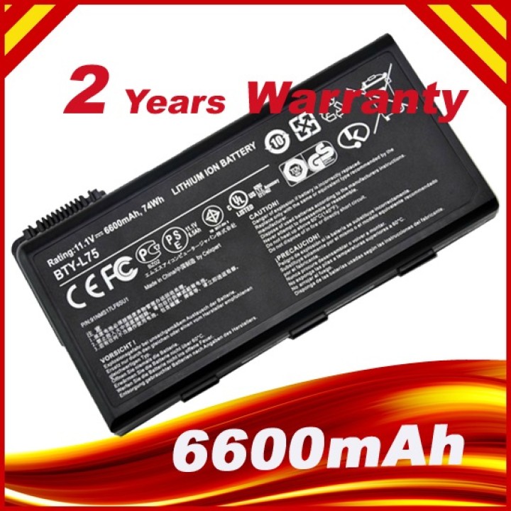 Batteria 11.1v 6600mah msi a5000 a6000 a6200 a6203 a6205 a7200 ms-1683 ms-1684 a6000 jr international - 1