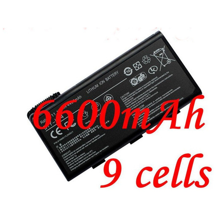 9 cell laptop battery for msi a5000 a6000 a6200 a6203 a6205 a7200 ms-1683 ms-1684 a6000 jr international - 2
