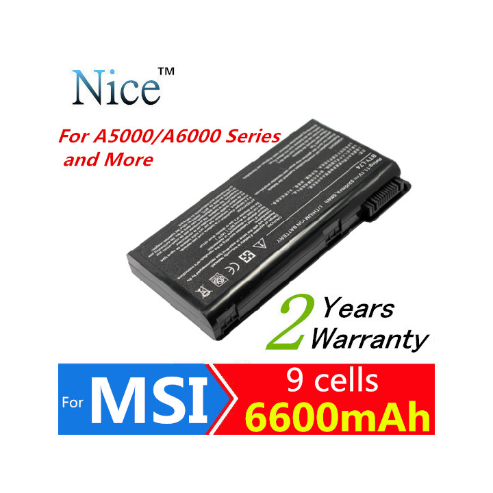9 cell laptop battery for msi a5000 a6000 a6200 a6203 a6205 a7200 ms-1683 ms-1684 a6000 jr international - 5